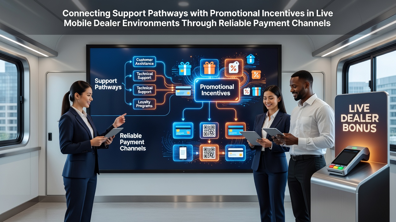 Integration von Support-Pfaden und Zahlungssystemen in mobilen Live-Dealer-Plattformen