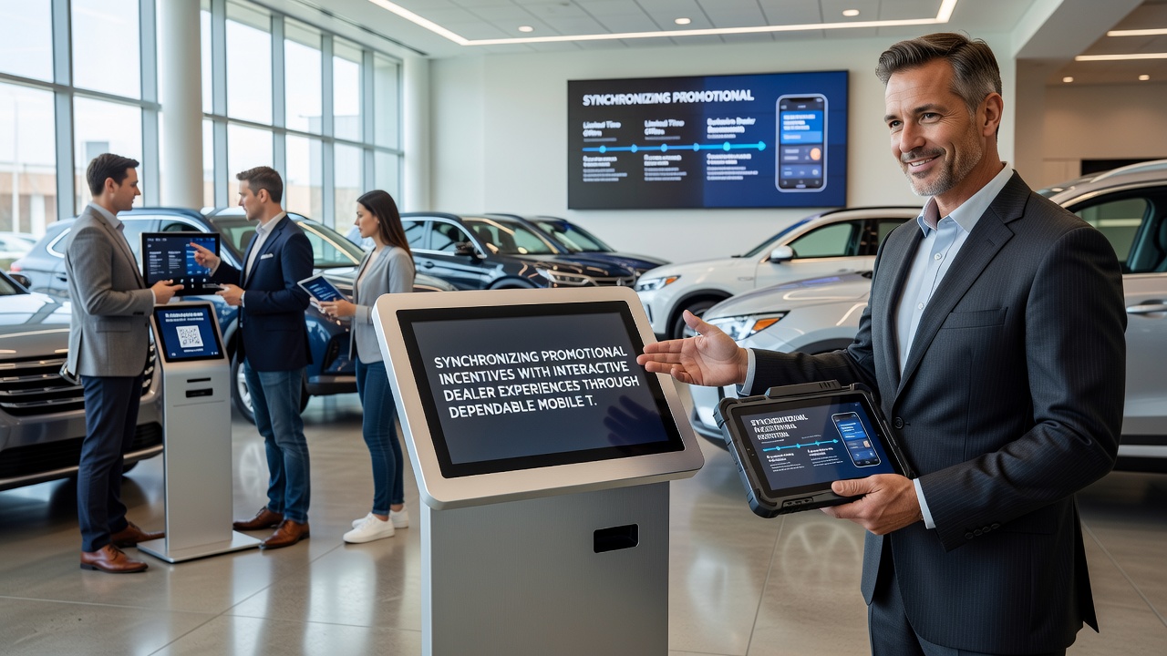Interaktive Dealer-Sitzungen werden durch mobile Transaktionskanäle mit Werbeanreizen synchronisiert