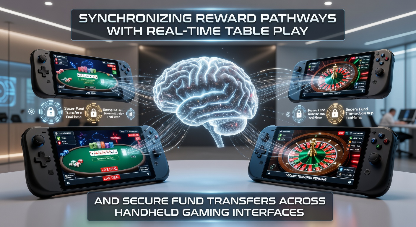 Mobile Gaming Interface mit synchronisierten Belohnungspfaden und Echtzeit-Tischspielen