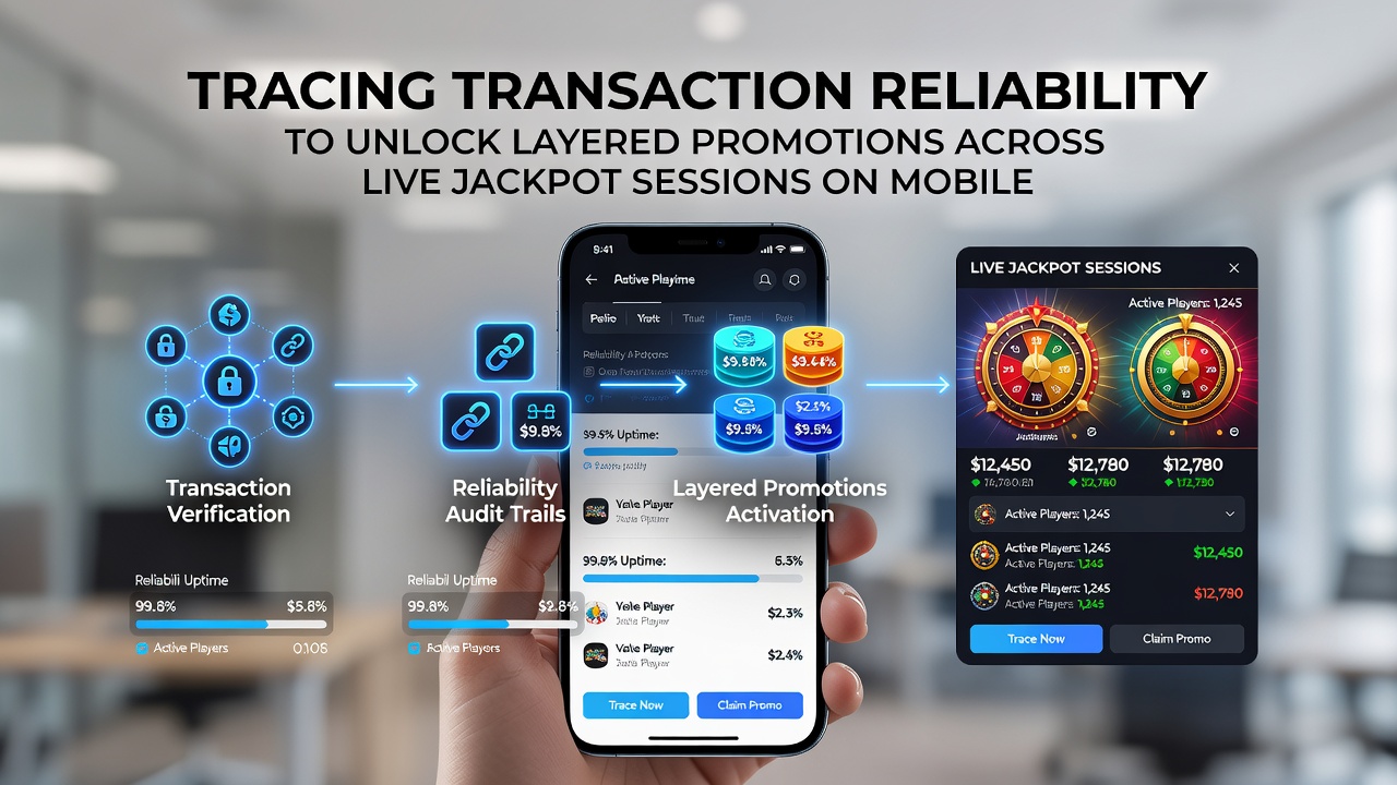 Darstellung von gestaffelten Promotionen und Live-Jackpot-Interaktionen auf Mobilplattformen