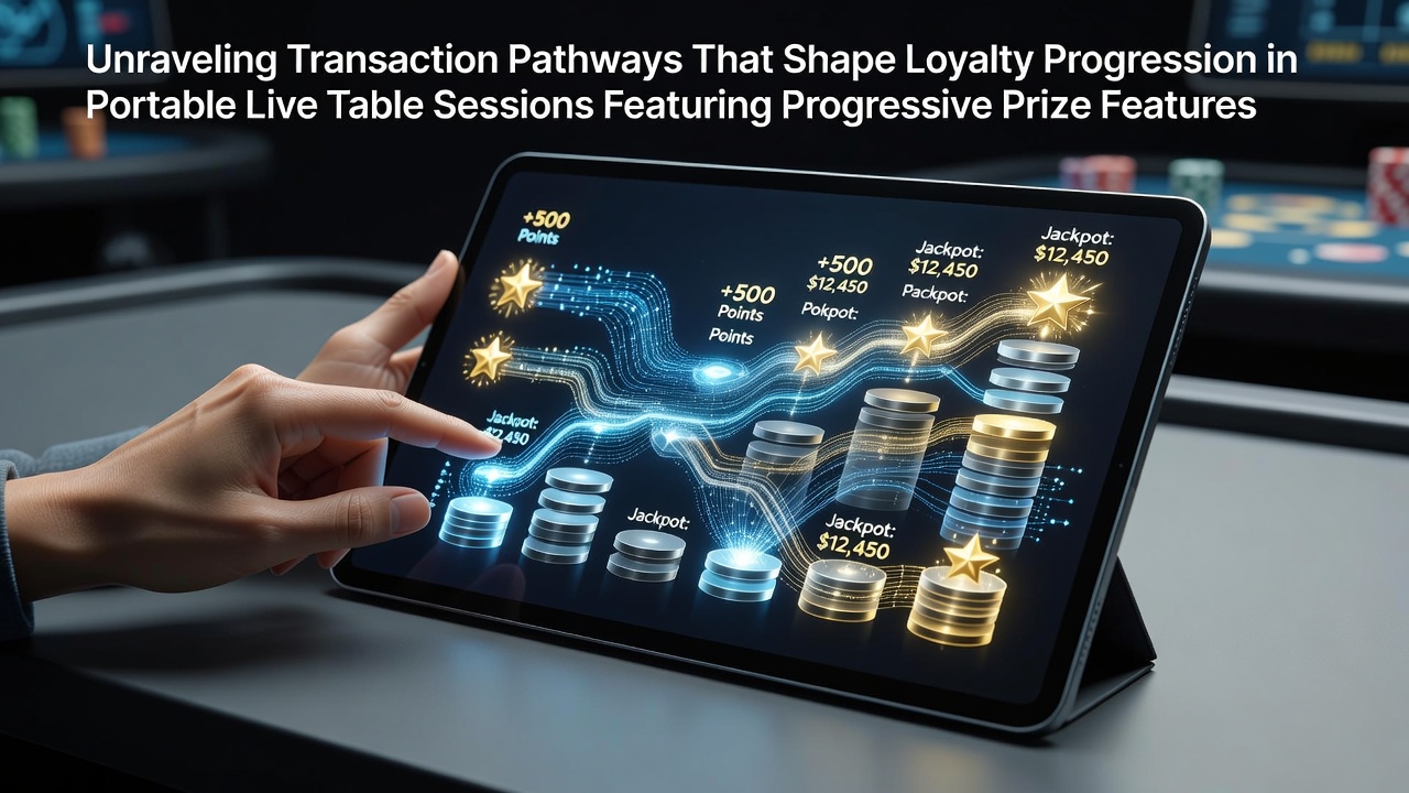 Transaktionspfade in mobilen Live-Tischspielen mit progressiven Jackpots